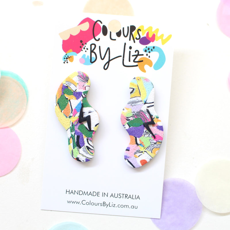 GROOVY ART - Statement Studs