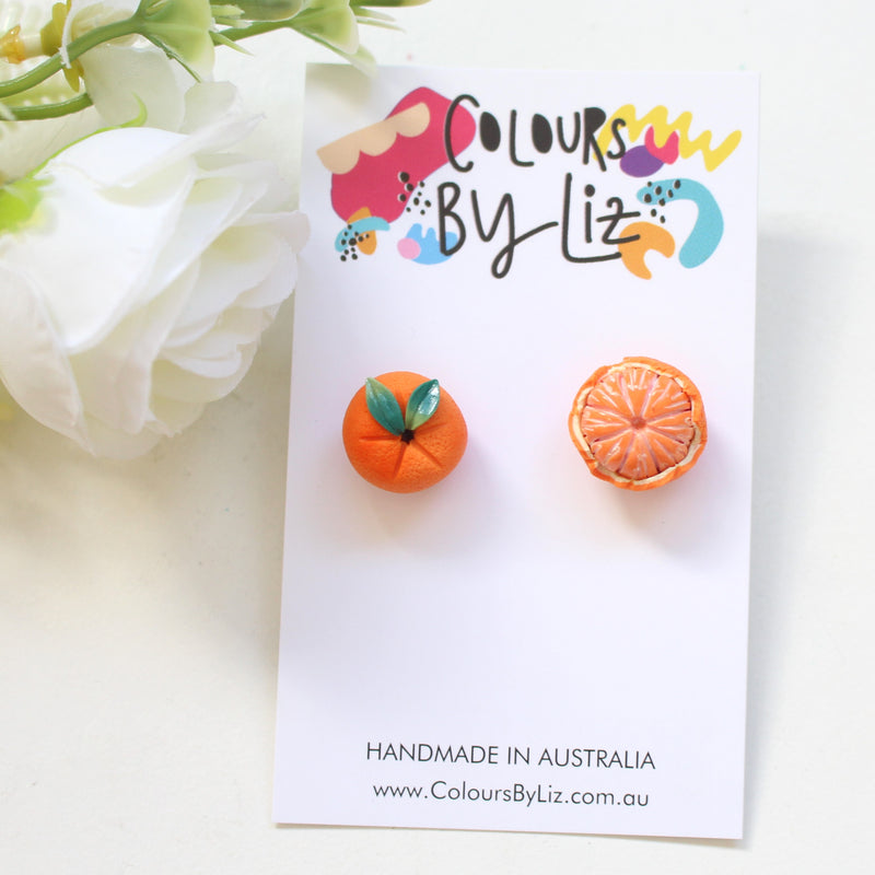 MANDARINS - Midi Studs (mismatched)