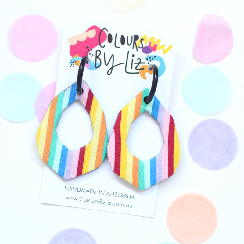 COLOUR ME HAPPY - Geometric Dangles