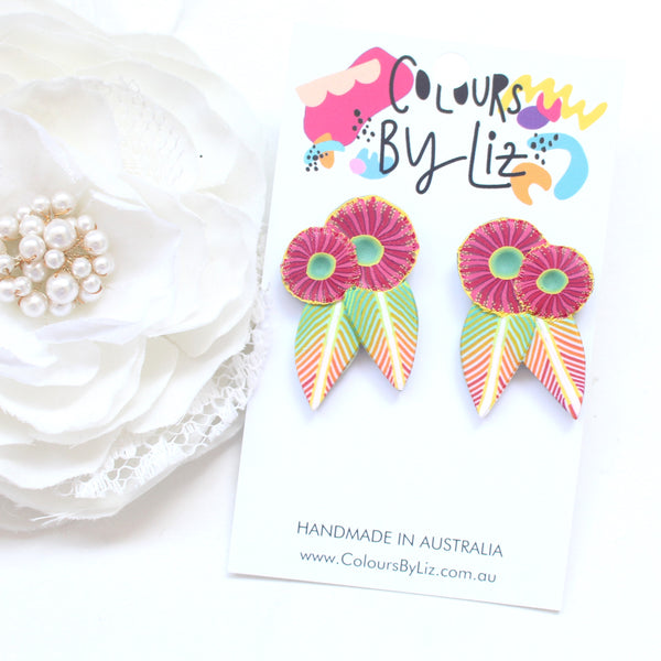 GUM BLOSSOMS - Statement Studs