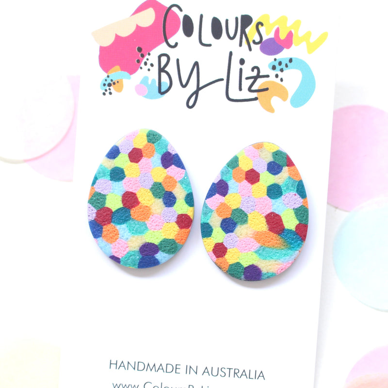 RAINBOW EASTER EGG - Statement Studs