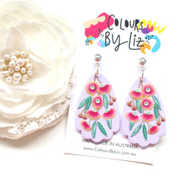 GUM BLOSSOMS - Scallop Dangles