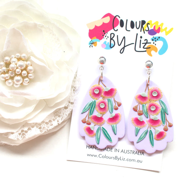 GUM BLOSSOMS - Scallop Dangles