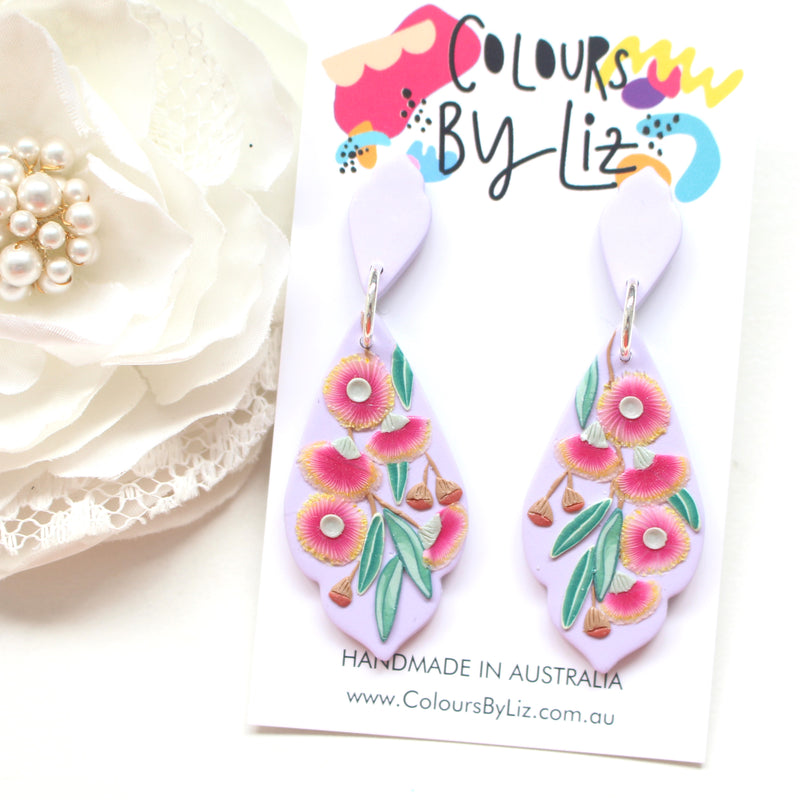 GUM BLOSSOMS - Scallop Dangles