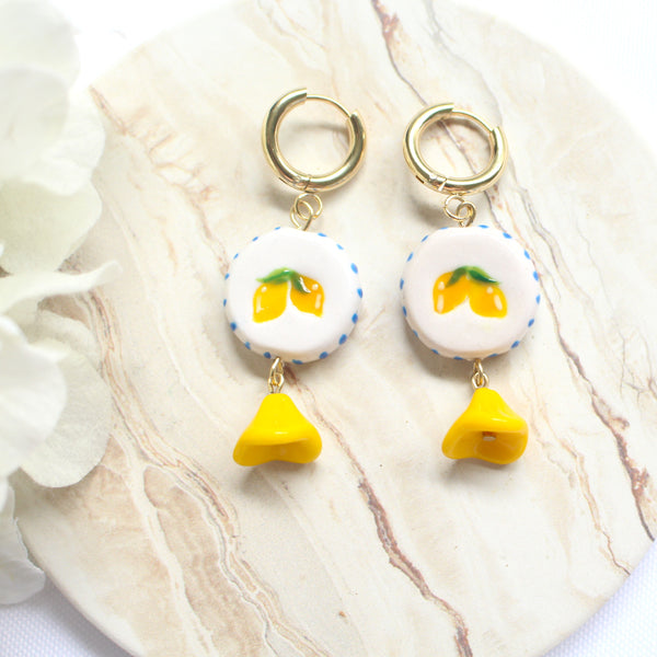 LEMONS - Ceramic Inspired Midi Dangles