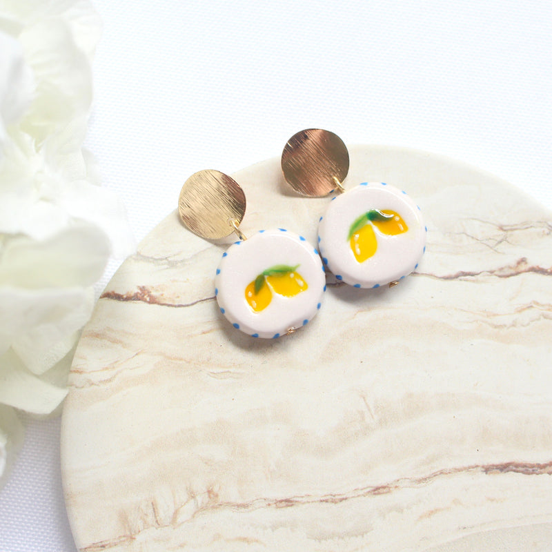 LEMONS - Ceramic Inspired Midi Dangles