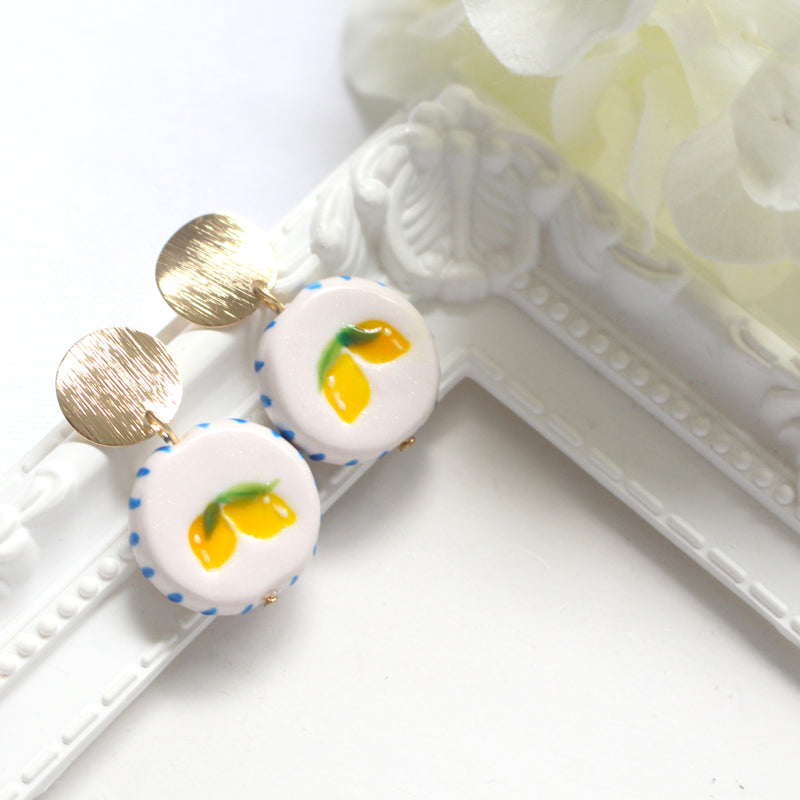 LEMONS - Ceramic Inspired Midi Dangles