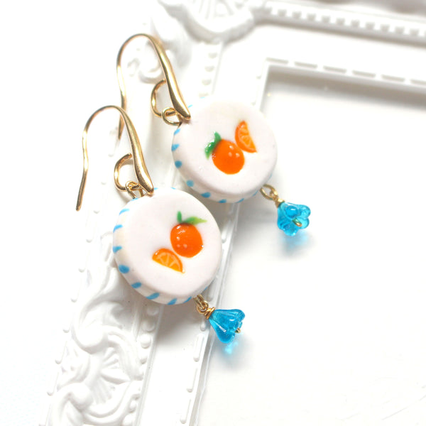 ORANGES - Ceramic Inspired Midi Dangles