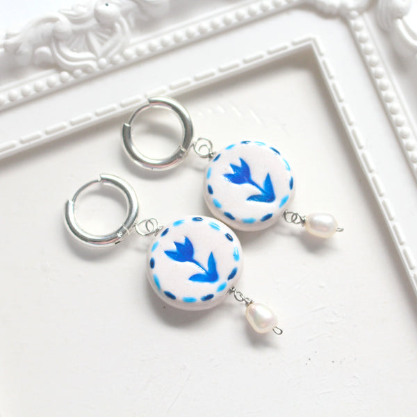 TULIPS - Ceramic Inspired Midi Dangles
