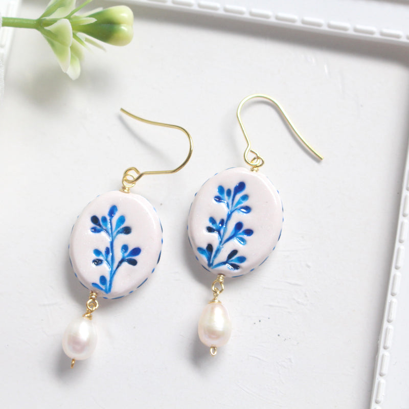 FLORALS - Ceramic Inspired Midi Dangles