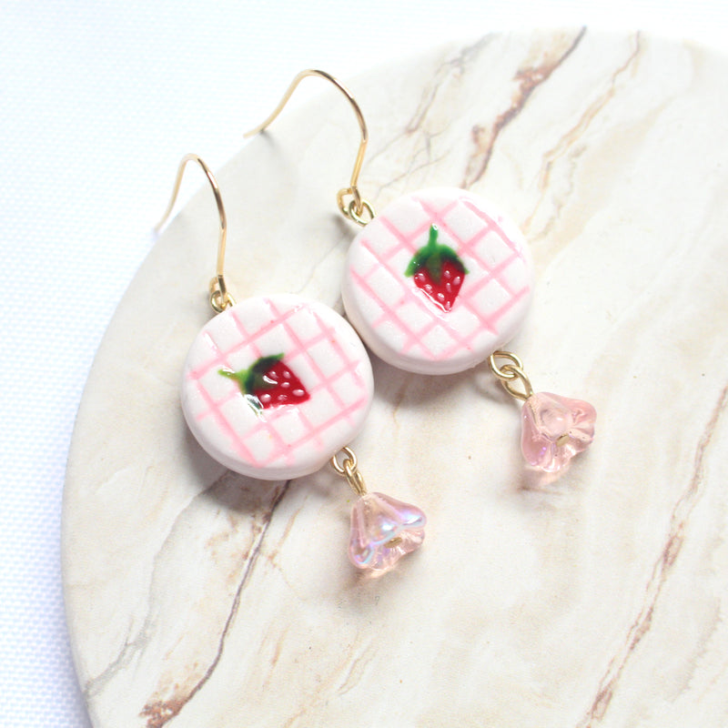 STRAWBERRIES - Ceramic Inspired Midi Dangles