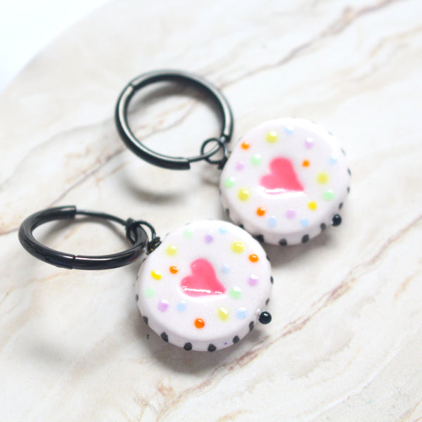 HEARTS - Ceramic Inspired Midi Dangles