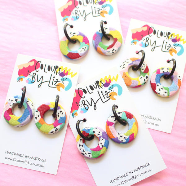 DONUTS - Hoop Dangles