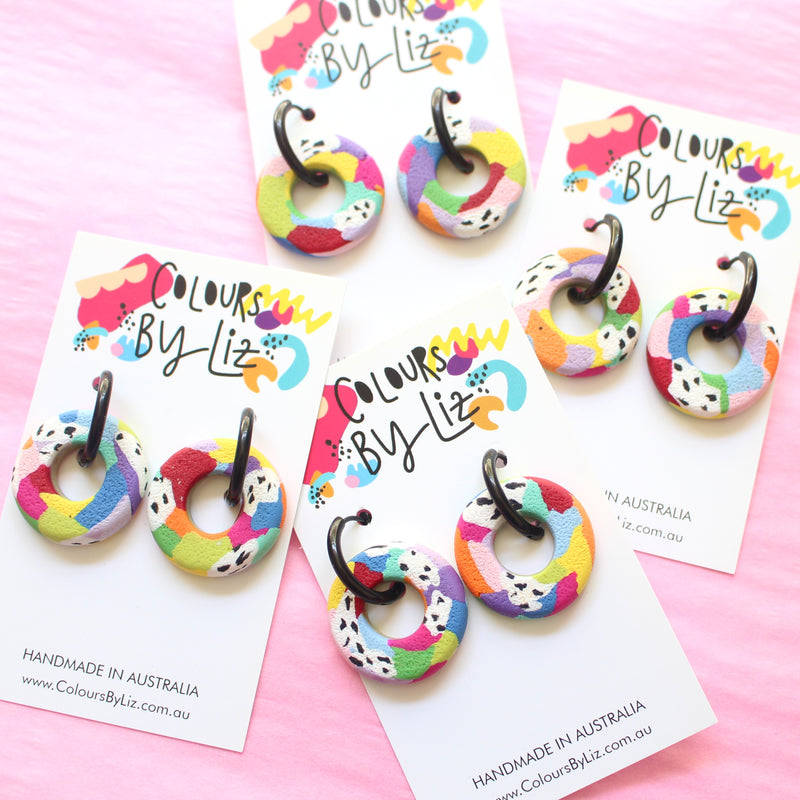 DONUTS - Hoop Dangles