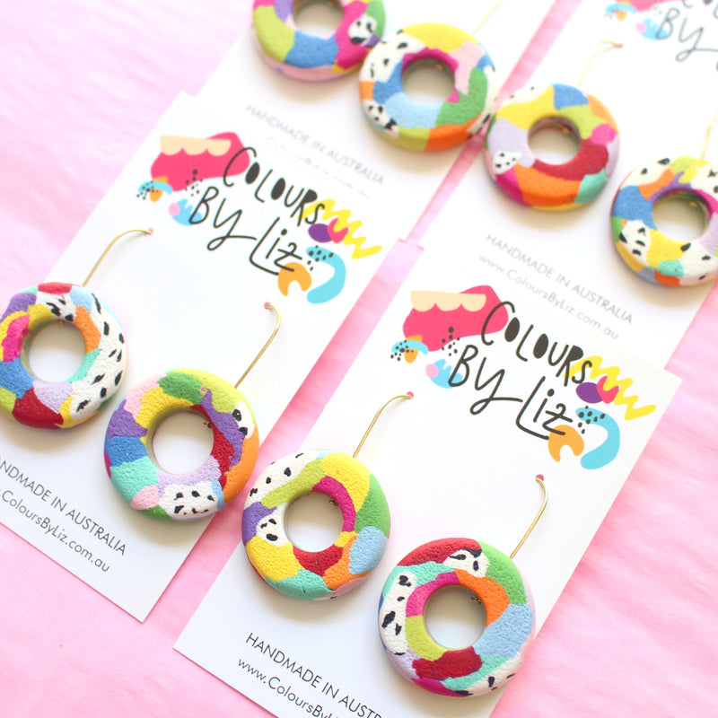 DONUTS - Hoop Spin Dangles
