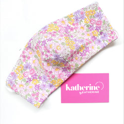 KATHERINE BY KATHERINE - Fabric Face Mask (Pink Florals)